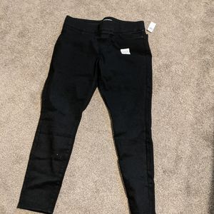 Old Navy super skinny pull on black jeans